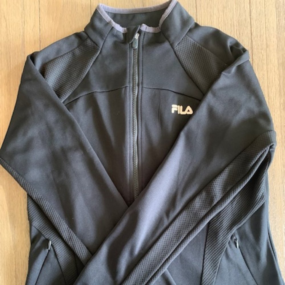 Fila Women's Fitted Light Weight Jacket Black